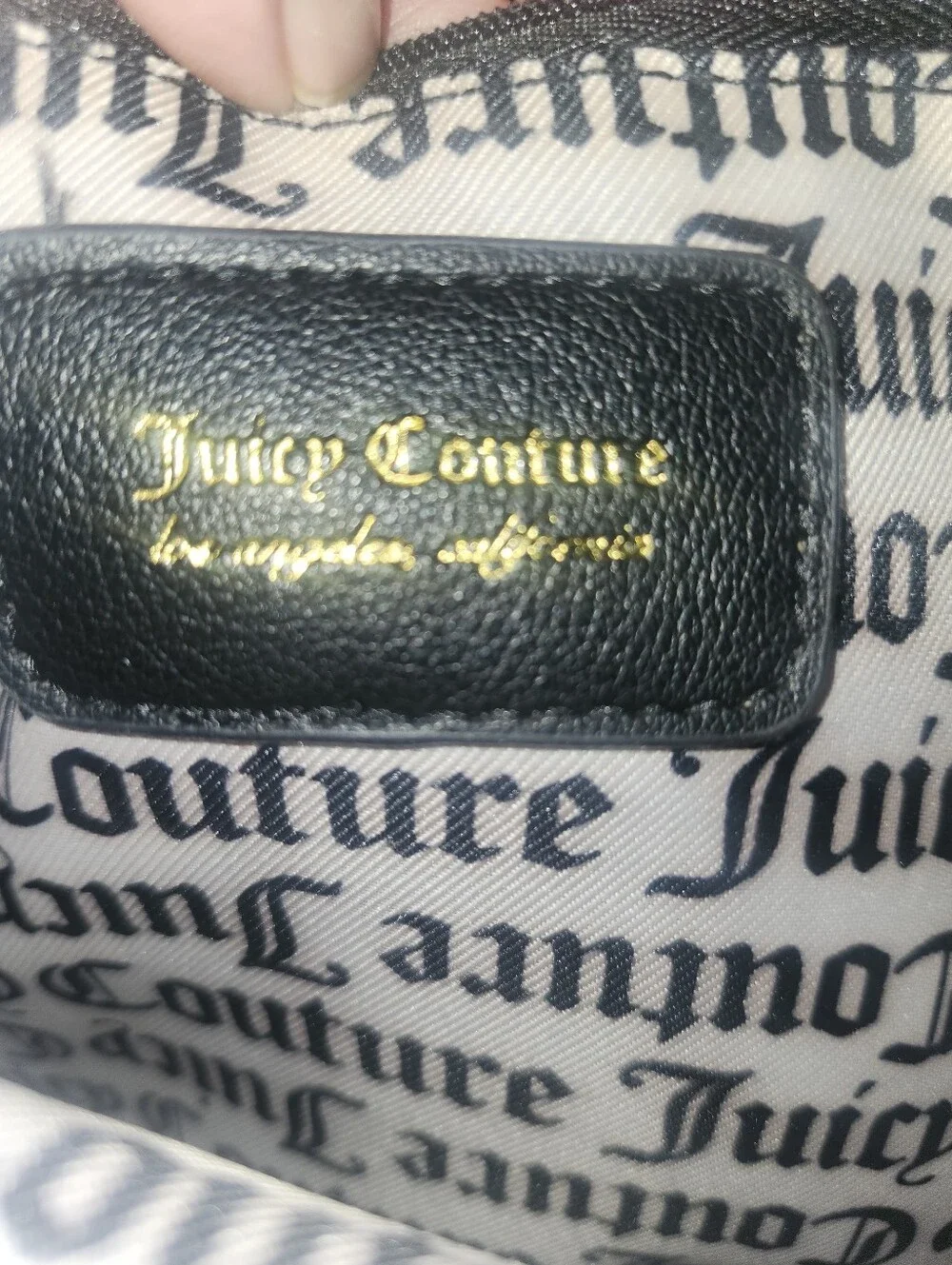 Juicy Couture gold hardware colored